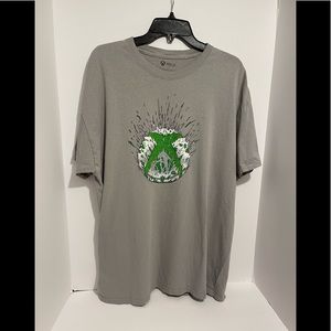 X-Box Spray Logo Men's Graphic T-Shirt, size XL, Gray